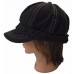 Lady  Newsboy Cabbie Gatsby Church Dress Black Hat Cap   eb-43326502